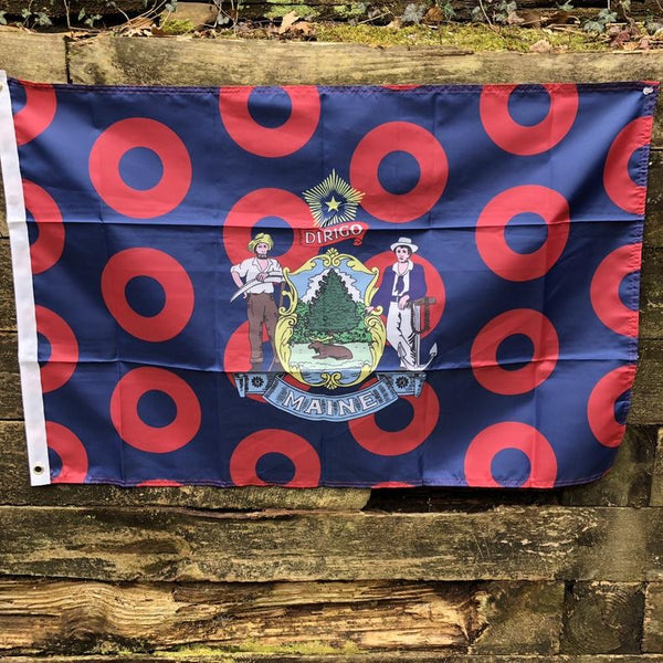 Maine State Donut Flag